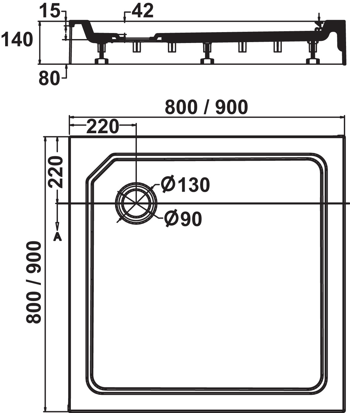 Fusion Opbouw vierkant